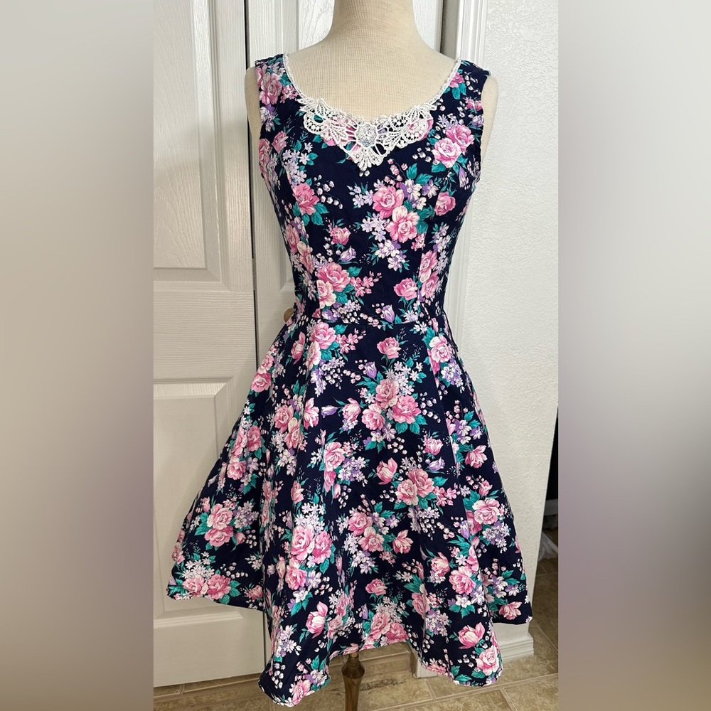 Vintage Style My Way Floral Dress